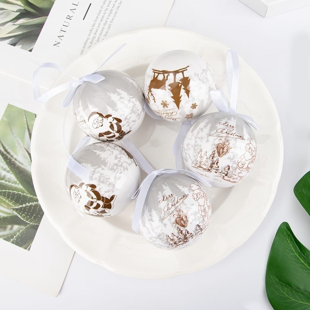 новогодний набор елочных шаров 7 шт,набор елочных шаров,набор елочных шаров в коробке,новогодний набор елочных шаров,елочные шары набор