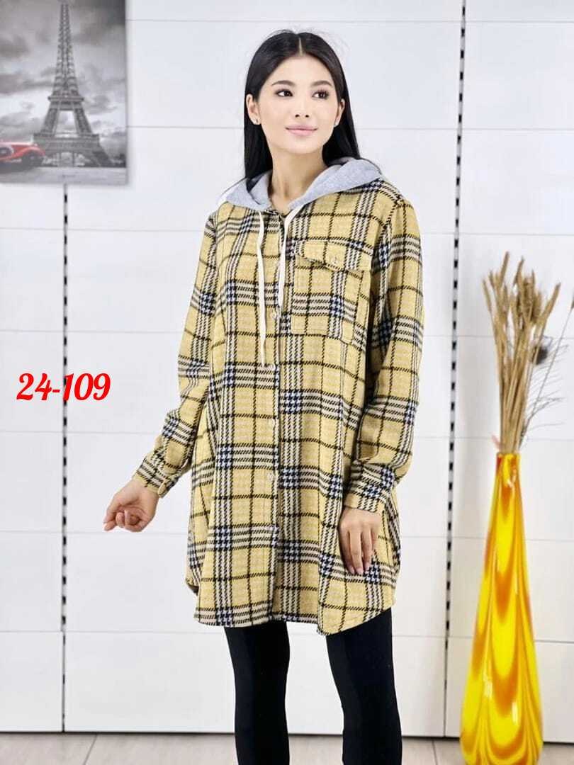 рубашка женская,рубашка оверсайз теплая в клетку удлиненная,рубашка теплая,рубашка теплая в клетку с капюшоном,удлиненная рубашка