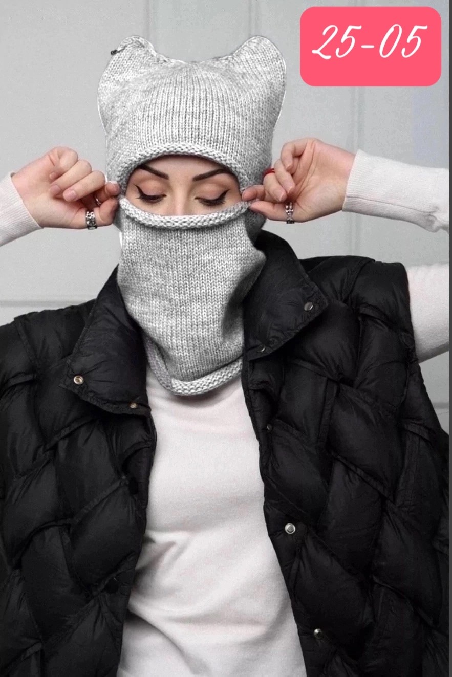 шапка-балаклава зимняя с ушками,балаклава вязаная с ушками,балаклава с ушками карнавал,балаклава женская с ушками вязаная,шапка балаклава с ушками