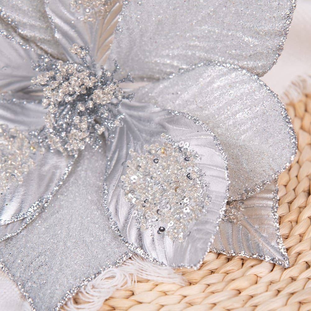 пуансеттия елочное украшение,цветок рождественский,цветок пуансеттия рождественская,украшение новогоднее,новогоднее украшение цветок