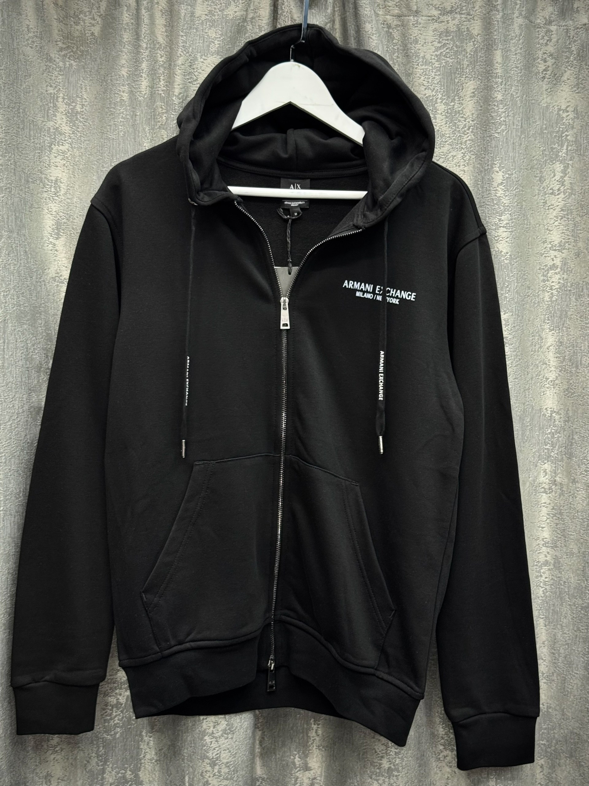 мужская толстовка armani exchange,толстовка с капюшоном на молнии armani exchange,кофта мужской,толстовка armani exchange толстовка,толстовка
