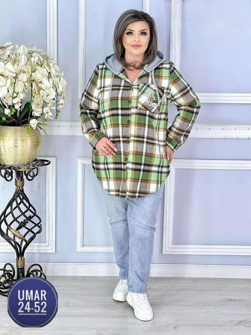 рубашка женская теплая большого размера в клетку,рубашка теплая больших размеров,женская рубашка больших размеров,рубашка теплая в клетку удлиненная,рубашка женская теплая в клетку