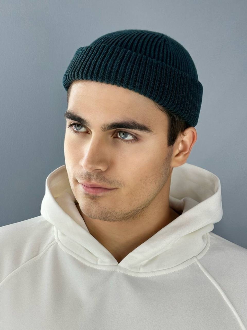 шапка бини унисекс,шапка мужская бини,шапка бини,короткая шапка бини,шапка бини докер мужская