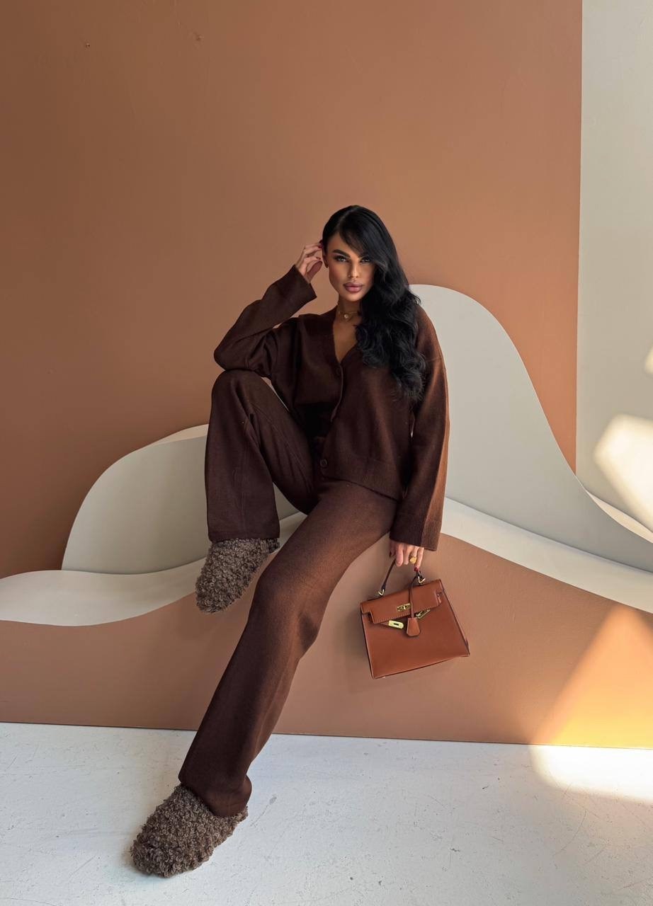 костюмы трикотажные,костюм с кардиганом,теплый костюм,костюмы классические,брючный костюм с кардиганом