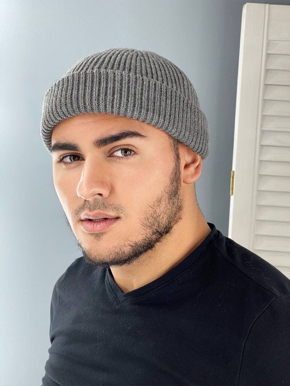 шапка бини унисекс,шапка мужская бини,шапка бини,короткая шапка бини,шапка бини докер мужская