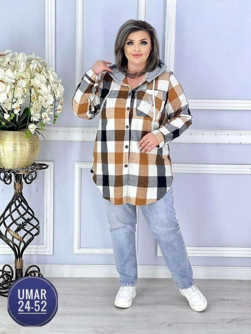 рубашка женская теплая большого размера в клетку,рубашка теплая больших размеров,женская рубашка больших размеров,рубашка теплая в клетку удлиненная,рубашка женская теплая в клетку