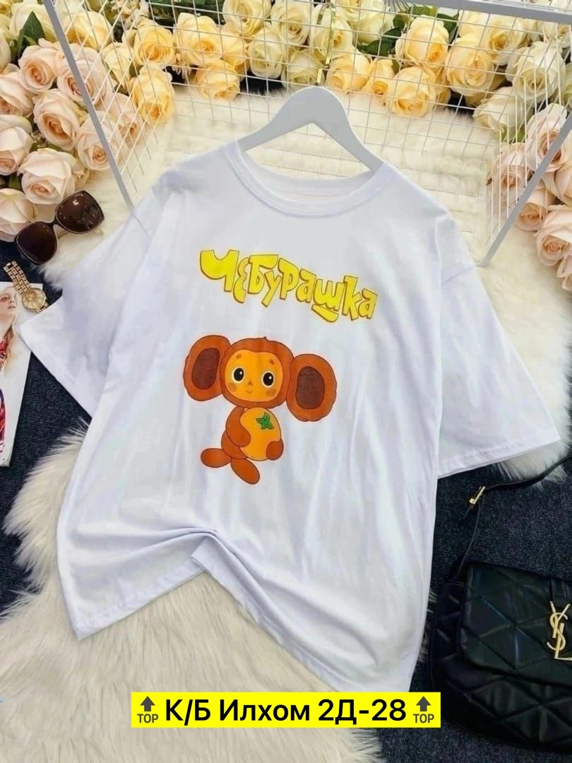 футболка чебурашка,женские футболки,футболки и майки,футболка,женские футболки с принтом