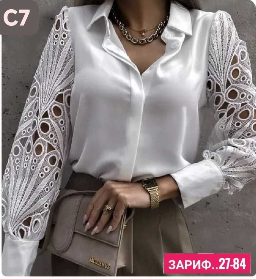 элегантная блузка,женская блузка,кружевная рубашка,кружевная блузка,ажурная блузка