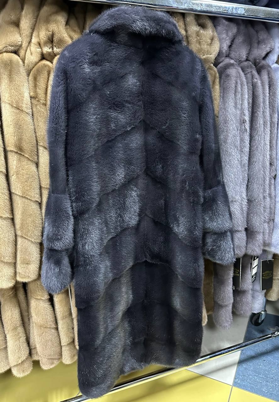 шуба норковая,шуба из норки,шуба норка,шуба норковая графит,шуба норковая с английским воротником