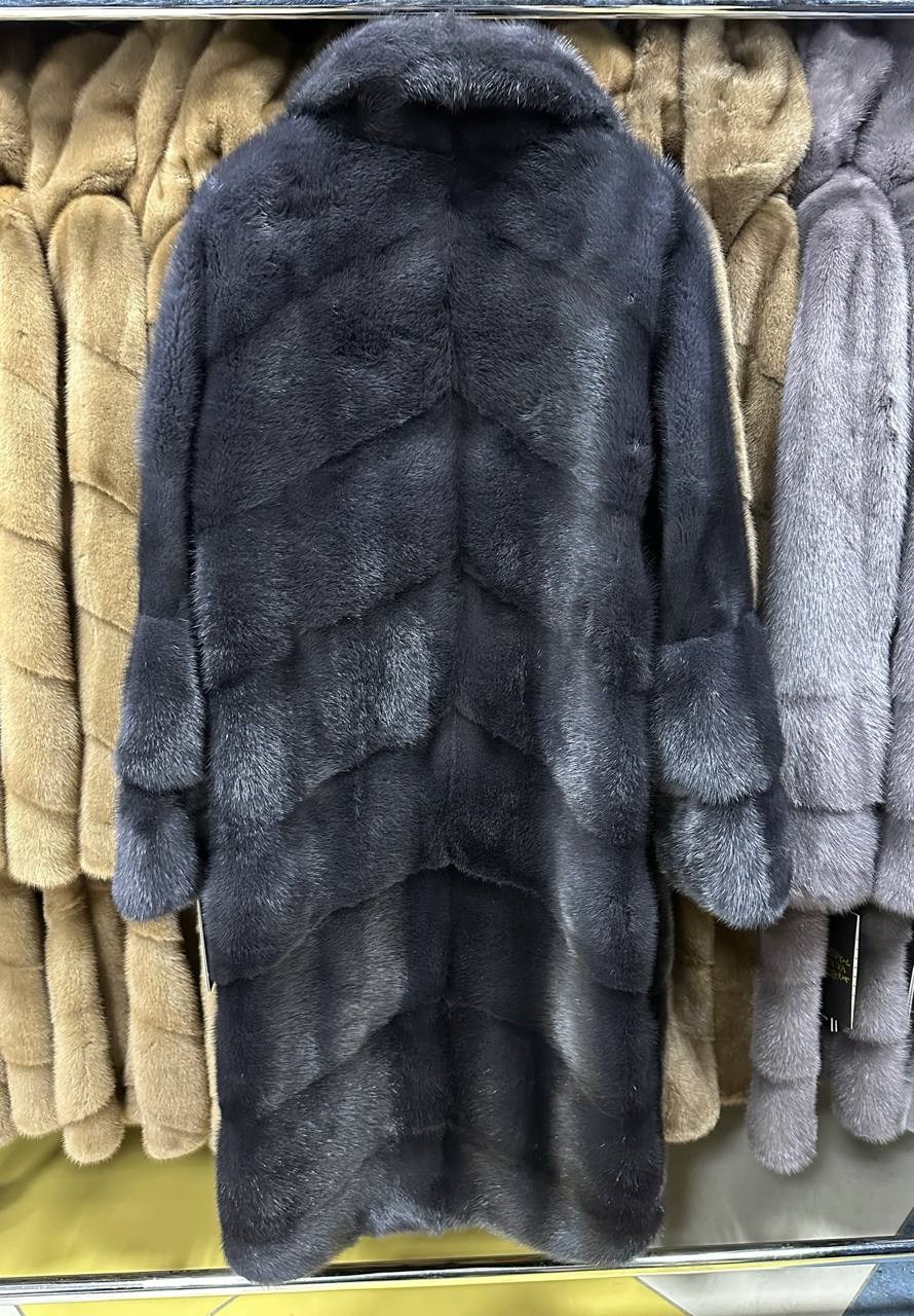 шуба норковая,шуба из норки,шуба норка,шуба норковая графит,шуба норковая с английским воротником
