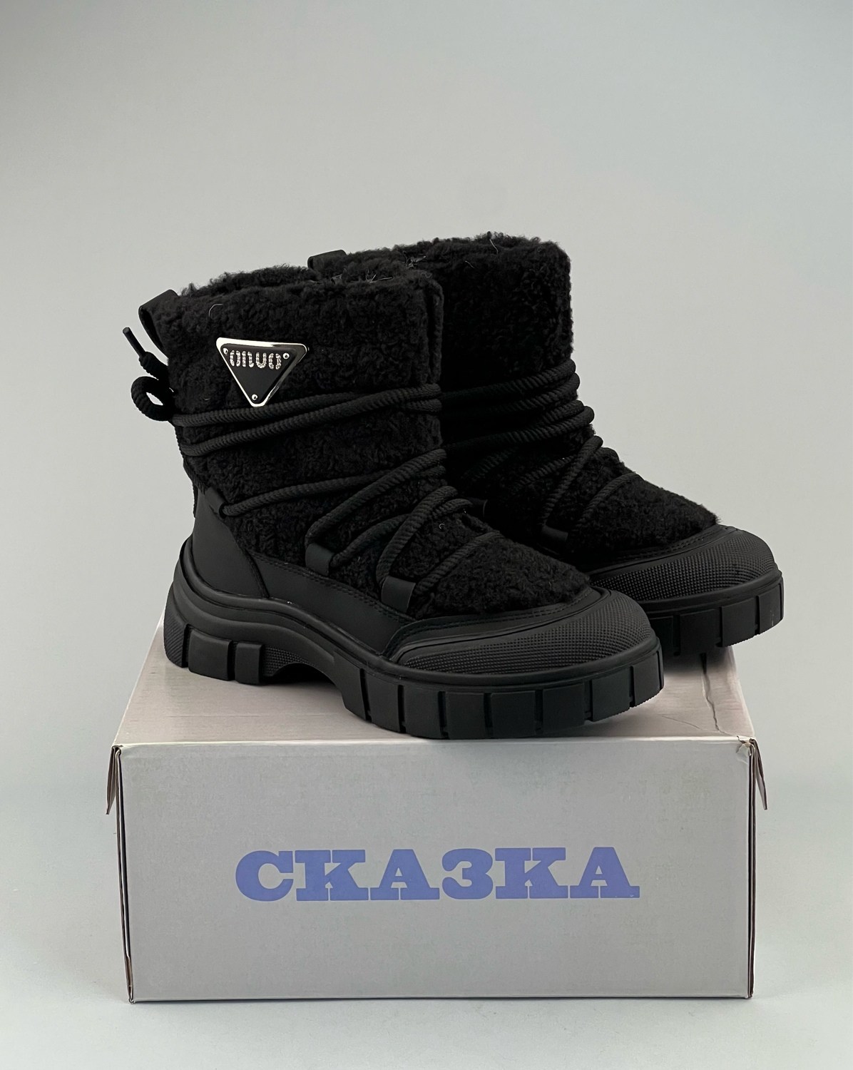 дутики prada,, женская зимняя,дутики прада женские,ботинки прада