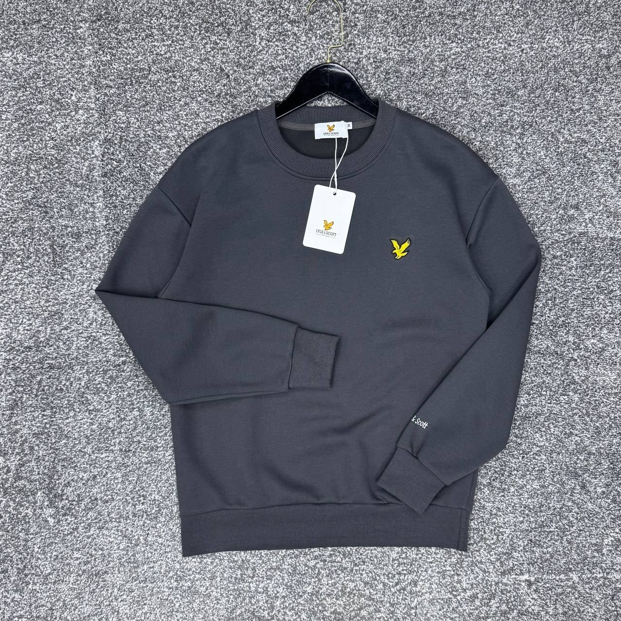 свитшот серый,мужские свитшоты,lyle scott кофта,свитшот мужская,кофта свитшот