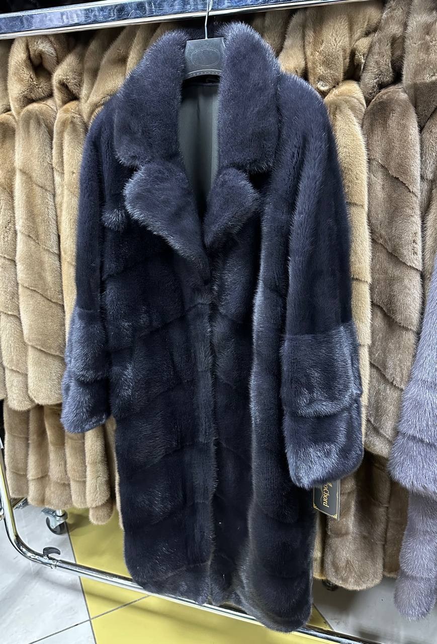 шуба норковая,шуба из норки,шуба норка,шуба норковая графит,шуба норковая с английским воротником