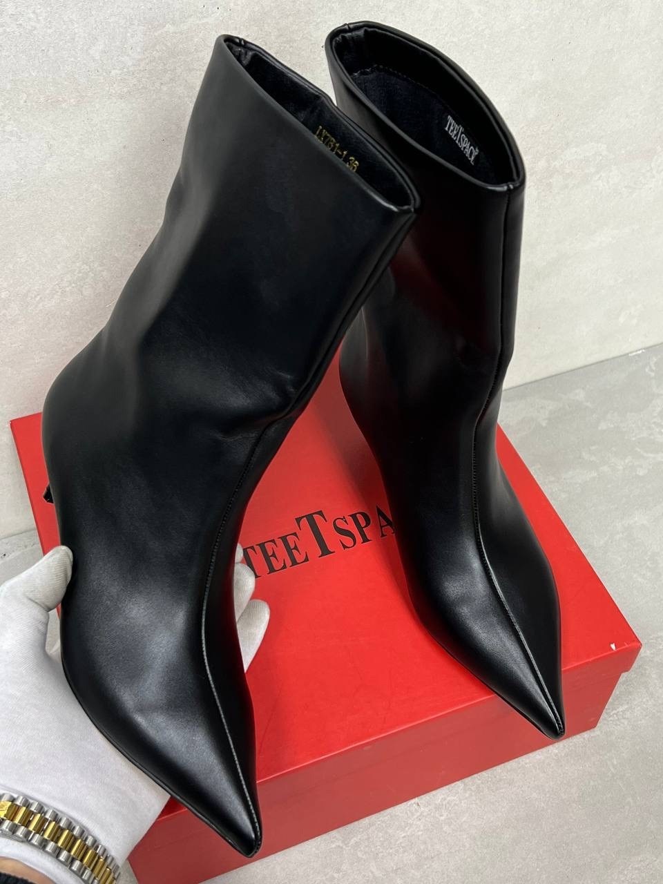 ботильоны женские,женские ботильоны с острым носком,модные ботильоны,короткие сапоги,кожаные сапоги