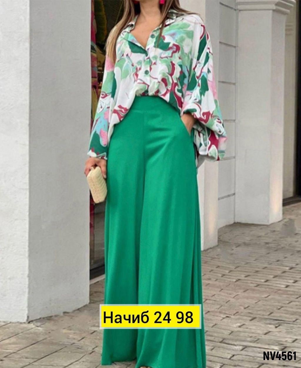 женские костюмы,широкие брюки,комплект одежды женские,юбка-брюки женские палаццо из шифона,костюмы двойки