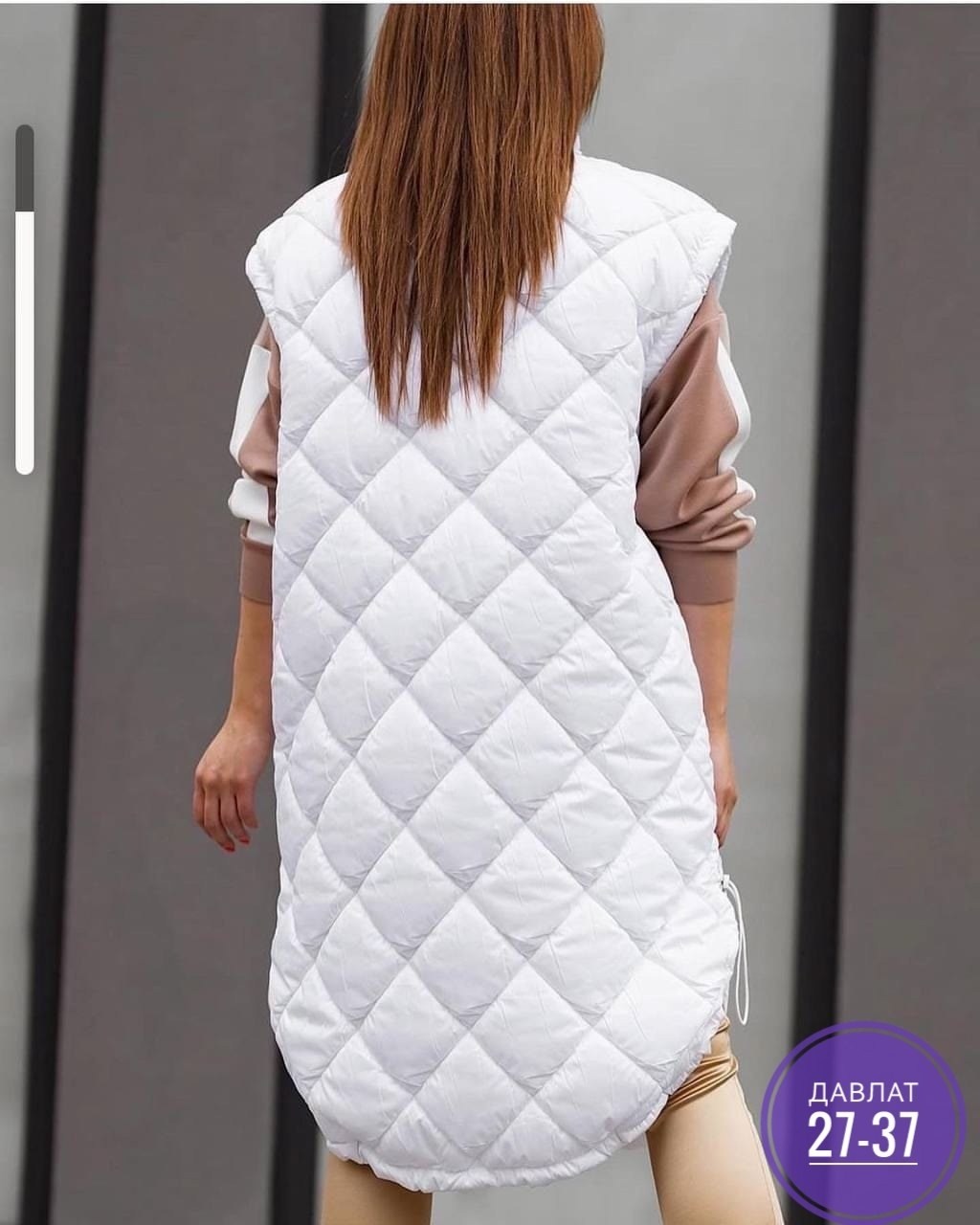 длинная жилетка стеганная женская размер 56-58,жилет на синтепоне,жилетка удлиненная,жилетка женская,жилетка на синтепоне