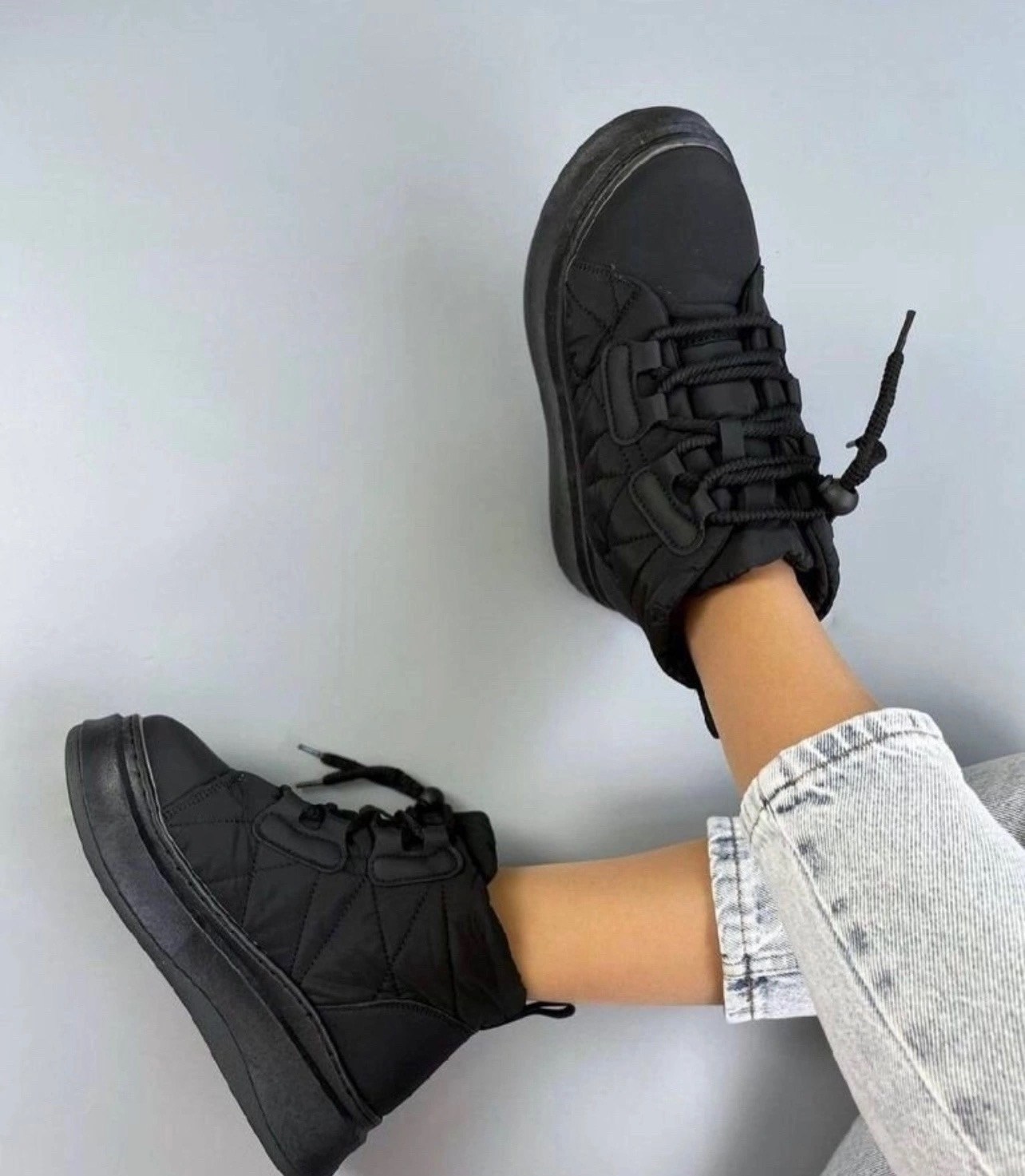 дутики кроссовки,кроссовки женскиe,стильные зимние ботинки,,кроссовки натуральные