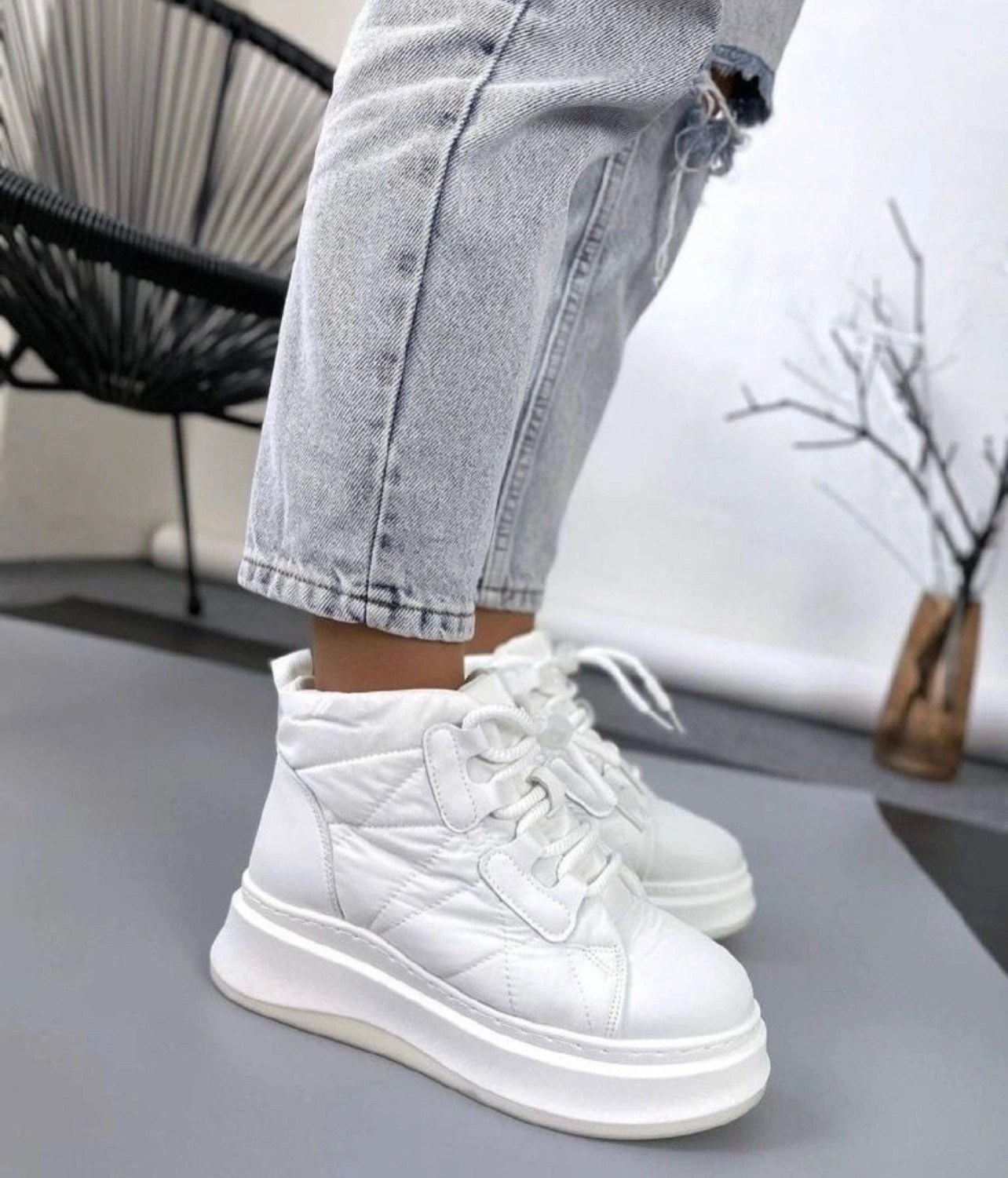 дутики кроссовки,кроссовки женскиe,стильные зимние ботинки,,кроссовки натуральные