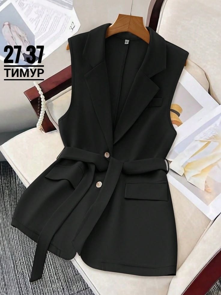 жилетка женская,женский жилет,жилет черный женский удлиненный,жилет с поясом,удлиненный жилет