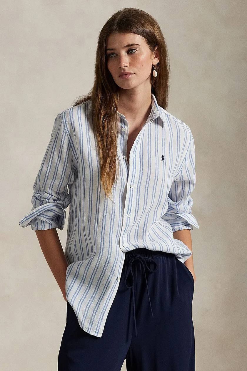 рубашка polo ralph lauren,женские рубашки ральф лорен,рубашка женская,рубашка в полоску женская,рубашка в полоску