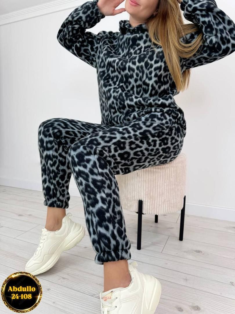 леопардовые костюмы,женский костюм на флисе,cпортивный костюм теплый женский,леопардовый костюм женский,костюм на флисе