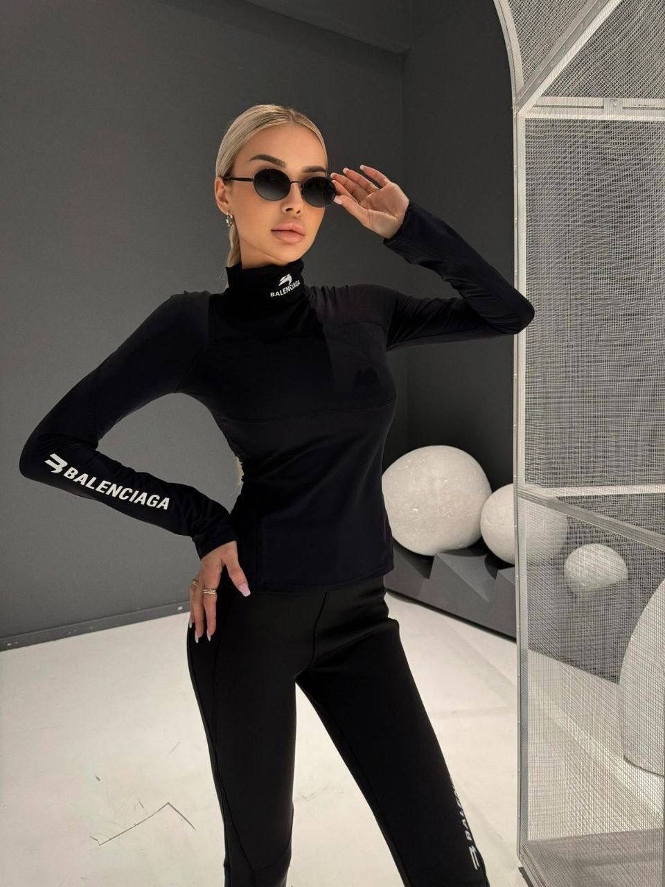 лонгслив balenciaga,модная ,комбинезон на флисе,женские комбинезоны,одежда для женщин