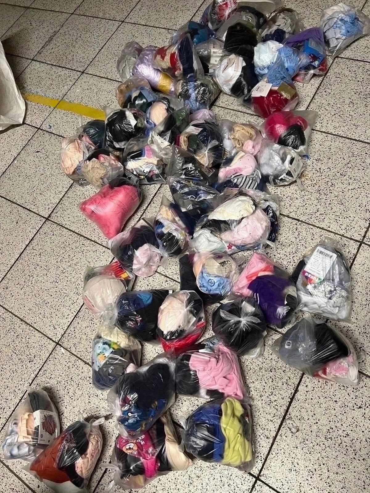 куча женского белья,грязное нижнее белье женское,хенд секонд,сток одежда,одежда оптом