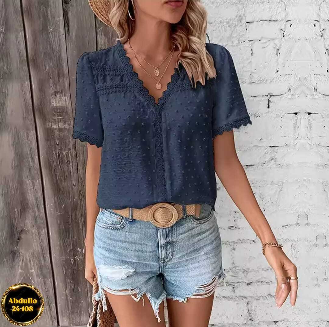 блузка женская,yyfs женские модные повседневные однотонные блузки,блузка с кружевами,женская кружевная блузка,летние блузки