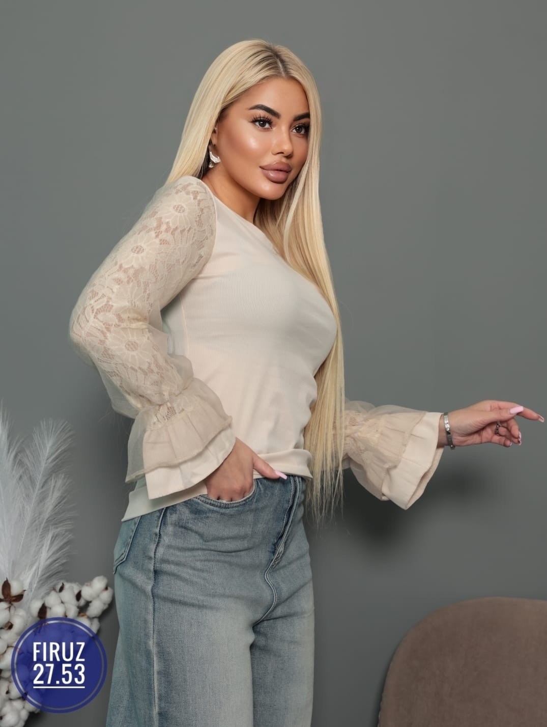 кофта женская,элегантный джемпер,нарядная кофта,кофта с кружевными рукавами,блузка кофточка