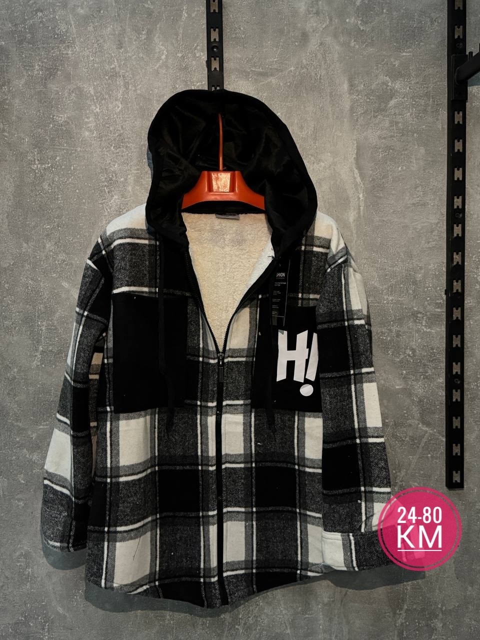теплая рубашка,рубашка с капюшоном,рубашка теплая в клетку оверсайз,рубашка в клетку с капюшоном,рубашка в клетку теплая