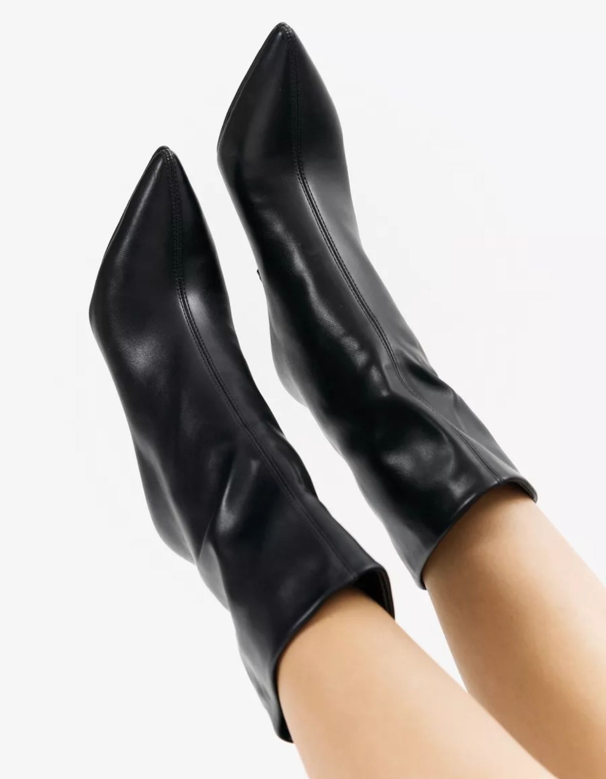 полусапоги,кожаные ботильоны,черные ботильоны,ботильоны модные,женские ботильоны