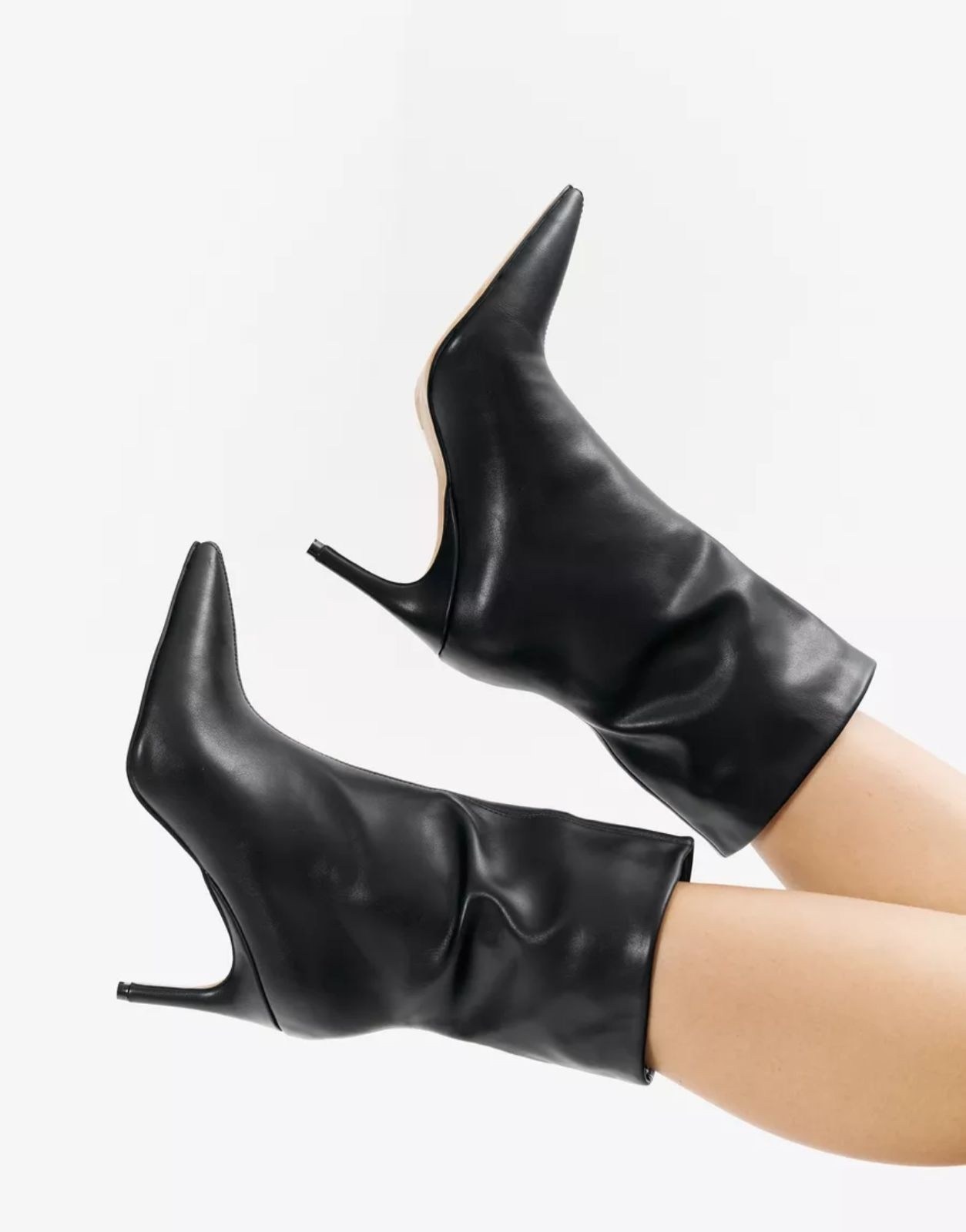 полусапоги,кожаные ботильоны,черные ботильоны,ботильоны модные,женские ботильоны