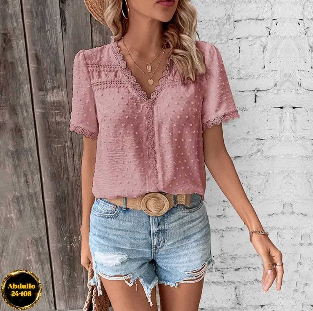 блузка женская,yyfs женские модные повседневные однотонные блузки,блузка с кружевами,женская кружевная блузка,летние блузки