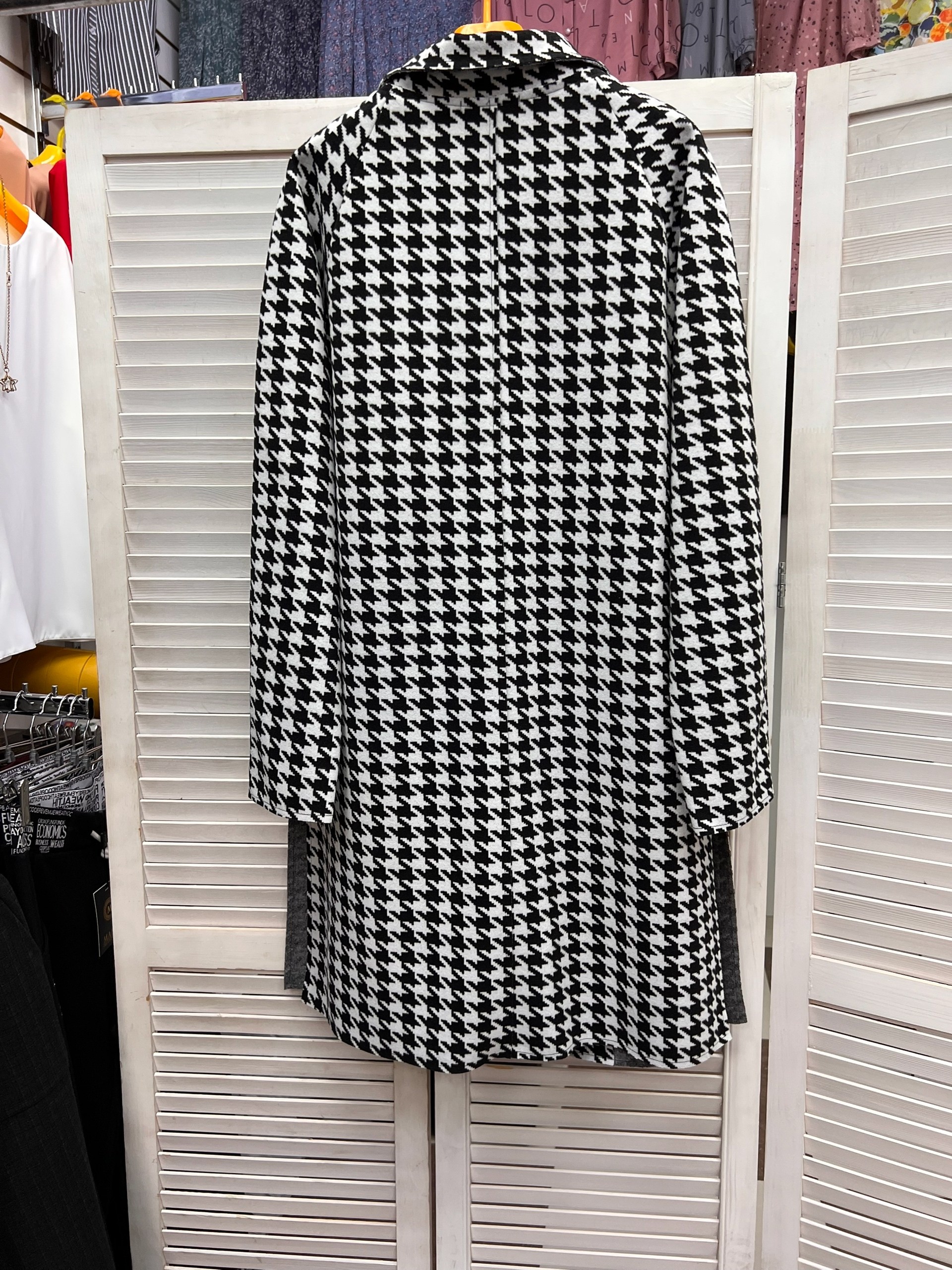 кардиган пальто,модное пальто,стильное пальто,пальто демисезонная,пальто гусиная лапка