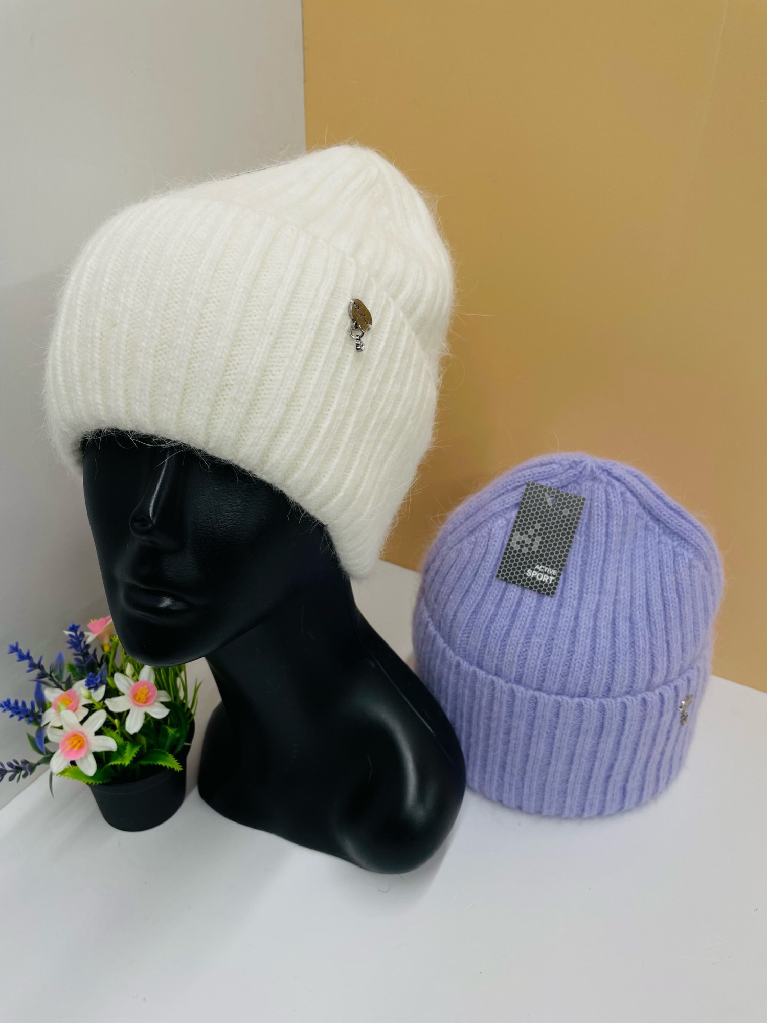 шапка женская из ангоры,шапка женская ангора,шапка женская,женские вязаные шапки,женская зимняя шапка