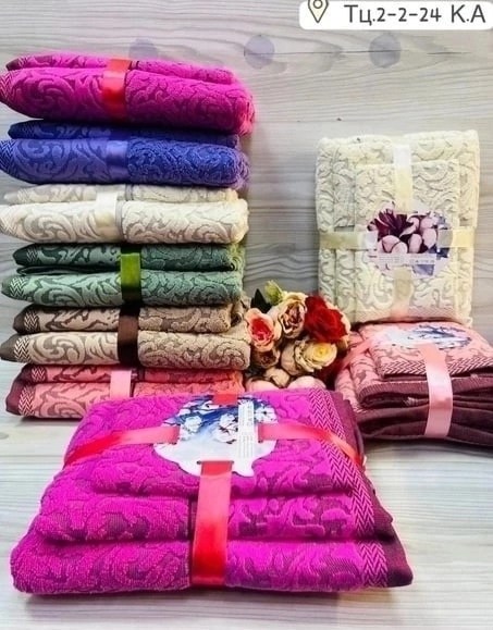 комплект из трех полотенец,комплект полотенец,полотенца ,комплект махровых полотенец,набор полотенец махровые