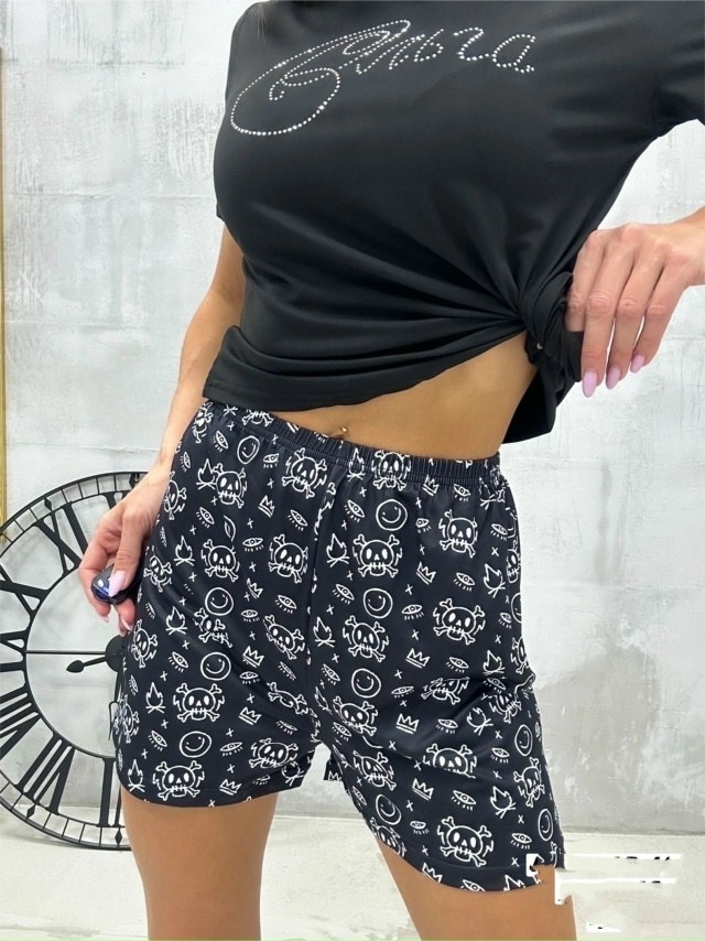 женский пижама,пижамы женская с шортами,пижамы женски,пижама черный,пижама и халат