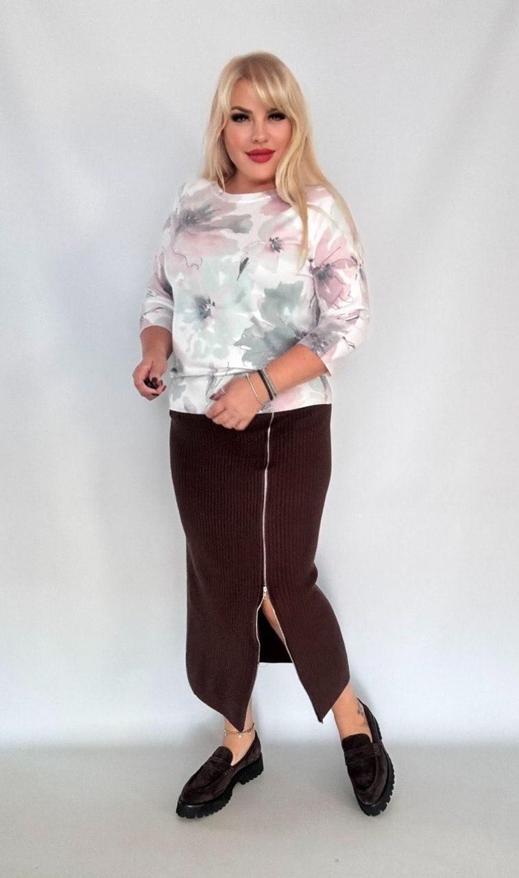 кофта юбка,трикотажная юбка,юбки женские,юбки больших размеров,женские костюмы с юбкой