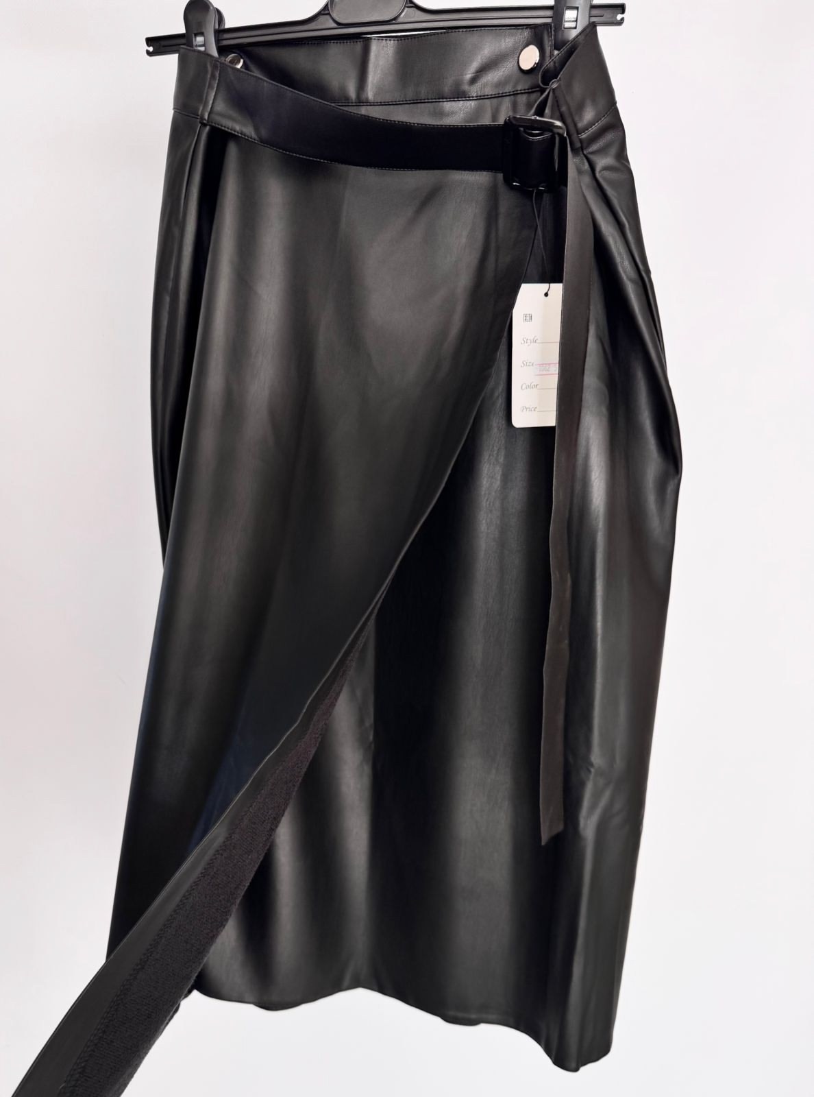 юбка hm из экокожи миди,кожаная юбка,кожаная юбка миди,юбка из экокожи,юбка миди из экокожи