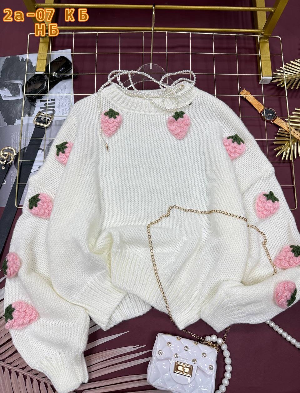 свитер вязаный,свитер,свитер с вышивкой,женский свитер,вязаный свитер с принтом