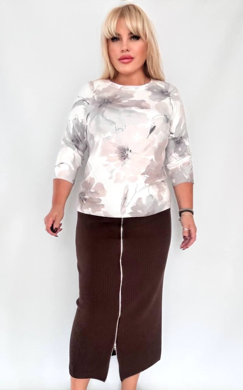 кофта юбка,трикотажная юбка,юбки женские,юбки больших размеров,женские костюмы с юбкой