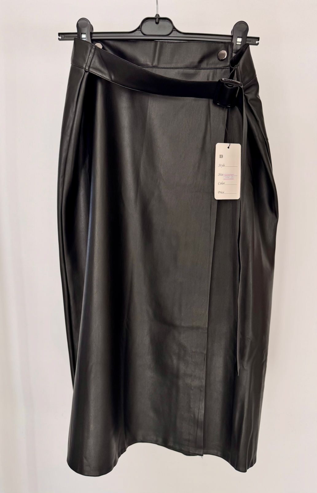 юбка hm из экокожи миди,кожаная юбка,кожаная юбка миди,юбка из экокожи,юбка миди из экокожи