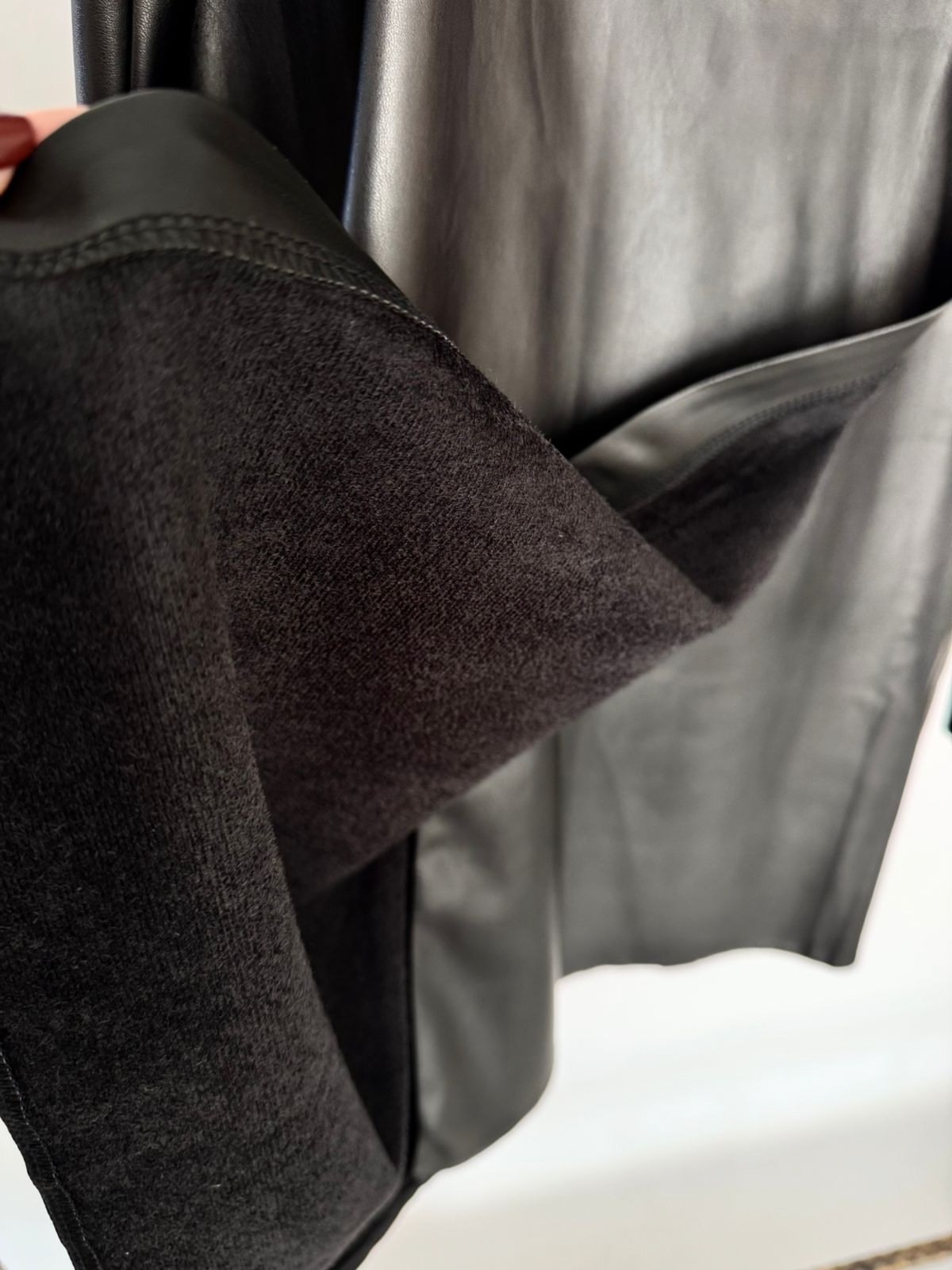 юбка hm из экокожи миди,кожаная юбка,кожаная юбка миди,юбка из экокожи,юбка миди из экокожи