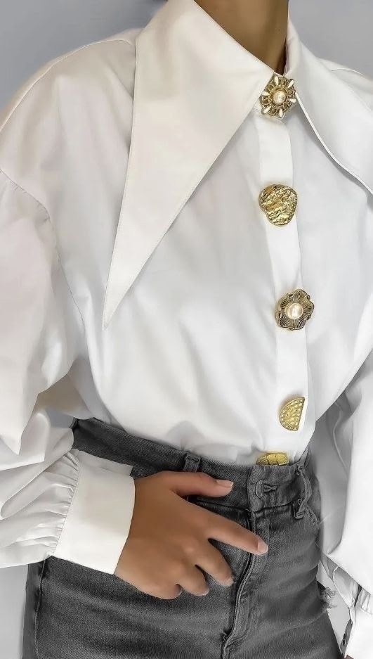 шикарные блузки,блузка с воротником,рубашка с острым воротником,белая рубашка женская,рубашка с рукавами фонариками