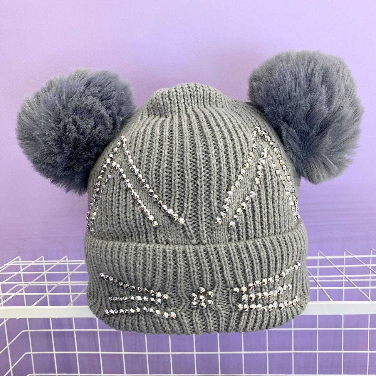 детские шапки с помпонами,детская вязаная шапка,шапка детская,шапка вязаная,детские шапки