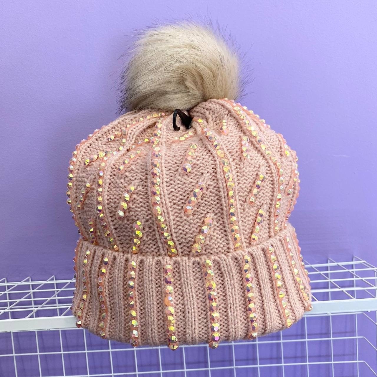 шапка зимняя женская вязаная с помпоном,шапка вязаная с помпон,шапка с помпонами,вязаная шапка,белая зимняя вязаная шапка