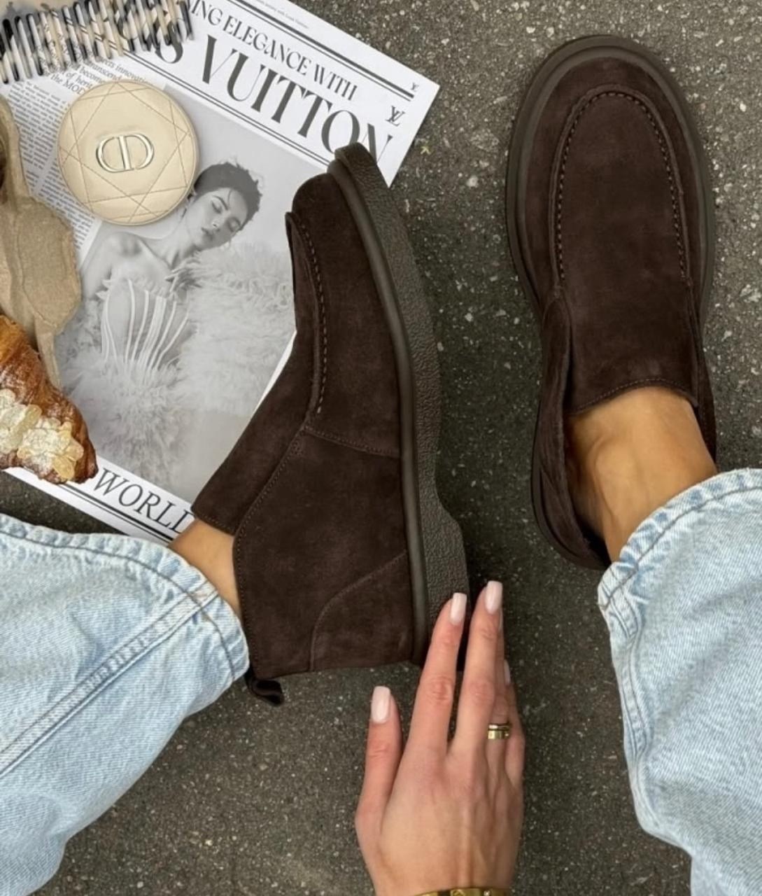 ,лоферы замшевые,лоферы женские замшевые,замшевые ботинки, женская