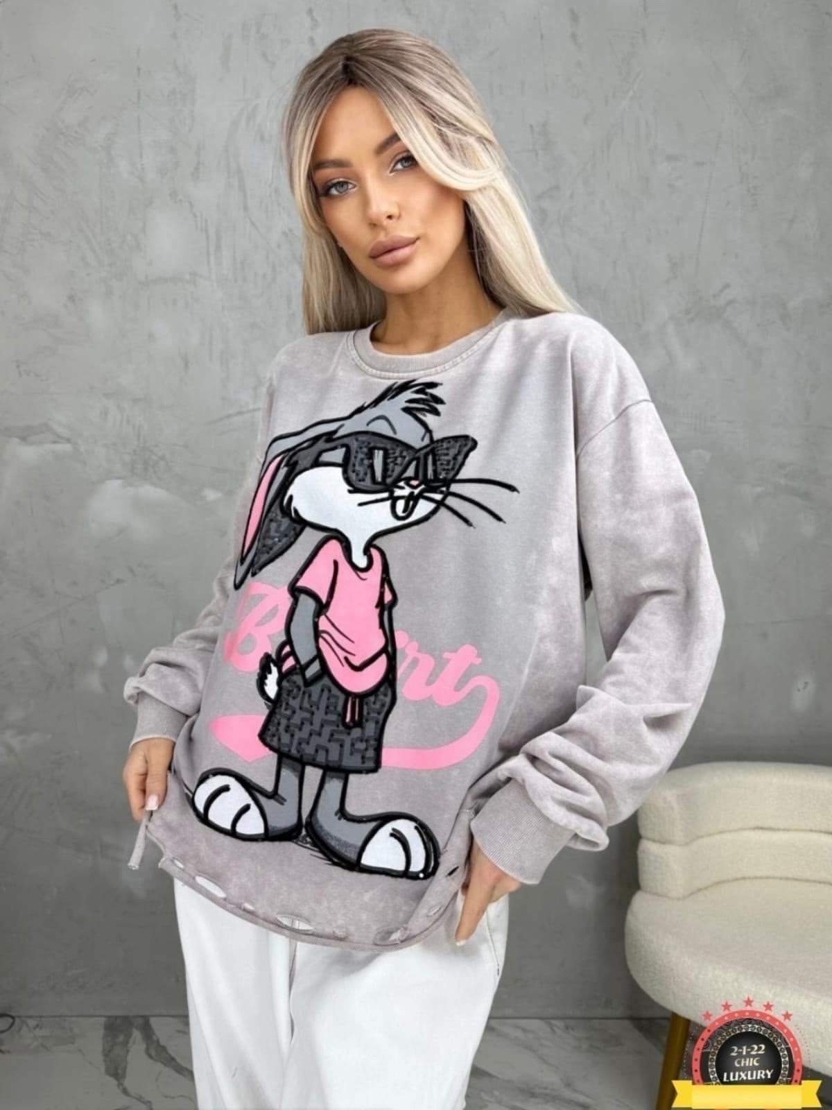 модные свитшоты,свитшот оверсайз,свитшот дисней,свитшот женская,серый свитшот оверсайз