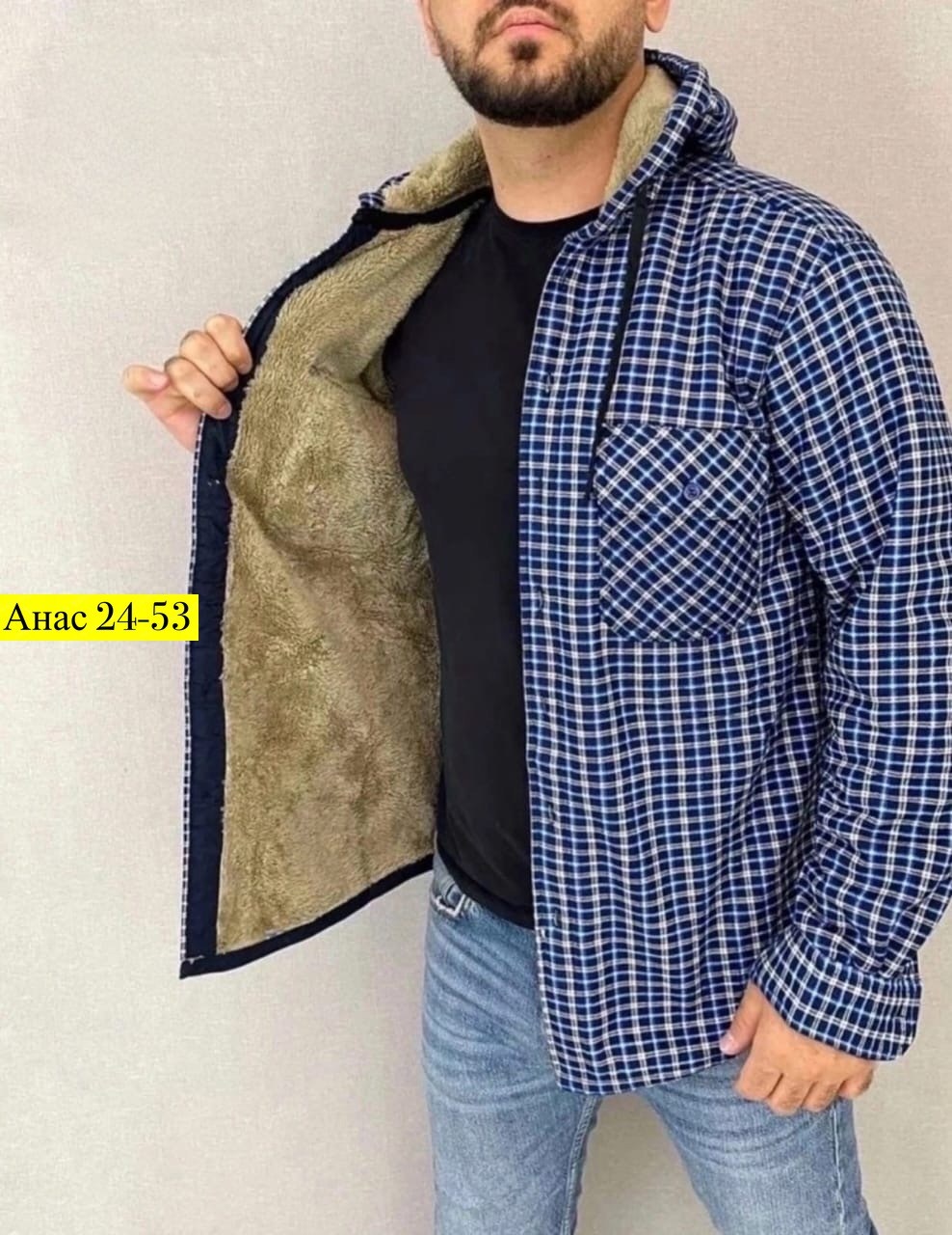 рубашка на меху,рубашка с капюшоном,мужская повседневная рубашка,мужская клетчатая рубашка,рубашка теплая на флисе