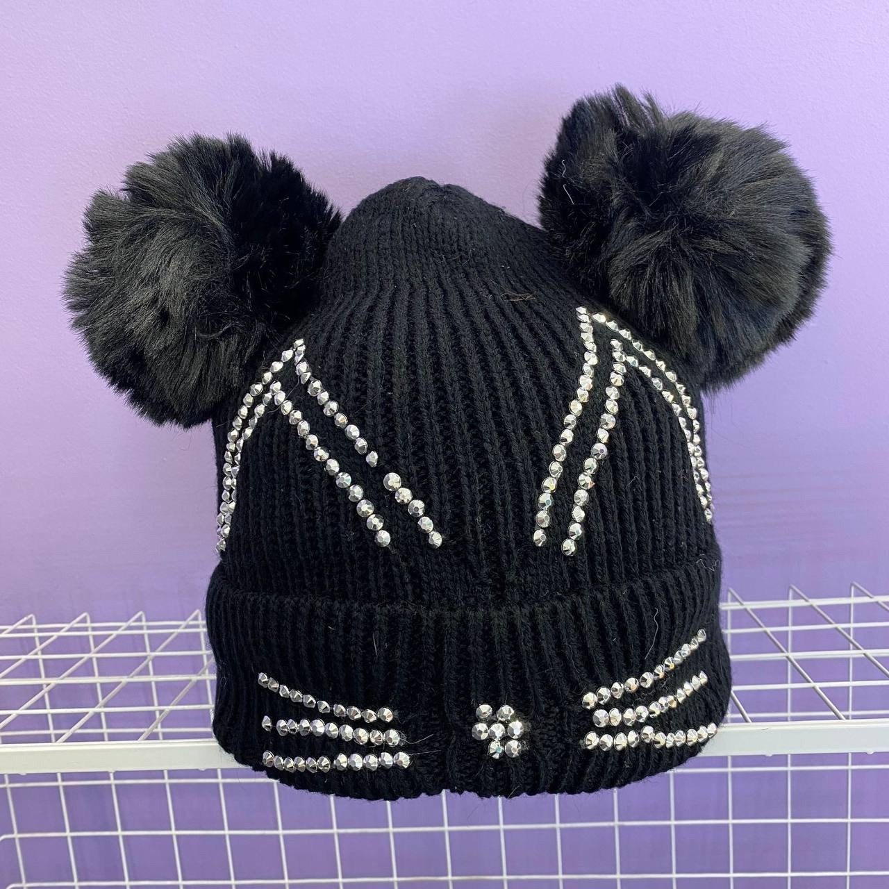 зимняя шапка для девочки,шапка белая зимняя,шапка детская с помпонами,шапка для девочки с помпоном,шапка вязаная для девочки с помпоном